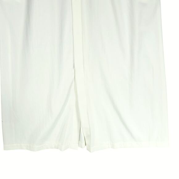 Aday Midi Dress sz S Women Super Swish Ivory Surplice Neck Rope Belt‎ Minimalist - Picture 14 of 15